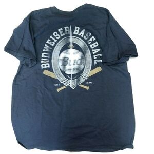 Budweiser King Of Beers T Shirt Mens Size XL Budweiser Baseball BUD